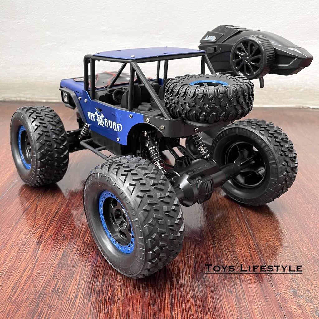 Mainan Mobil Remote Control RC Rock Crawler Offroad Besar 1:14