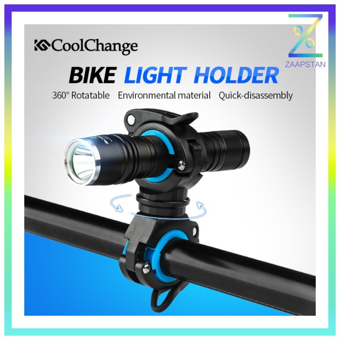 CoolChange Clamp Penjepit Senter Stang Sepeda - 02011 - Black