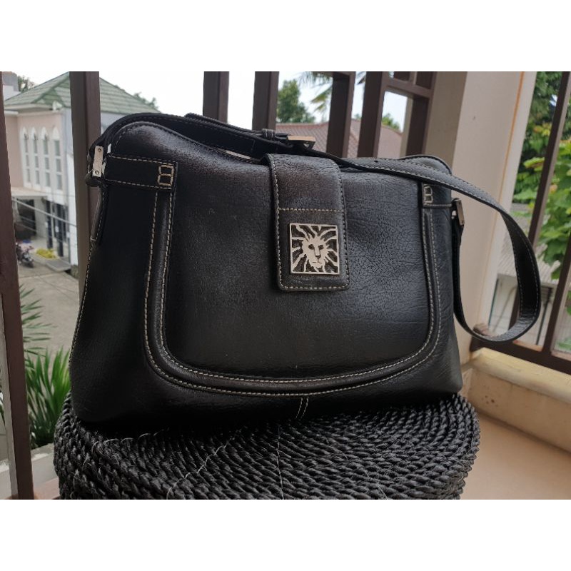 Tas preloved Anne Klein Hand bag kulit