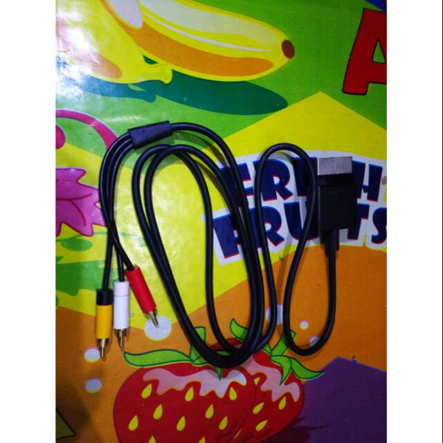 kabel av rca xbox 360 slim fat original