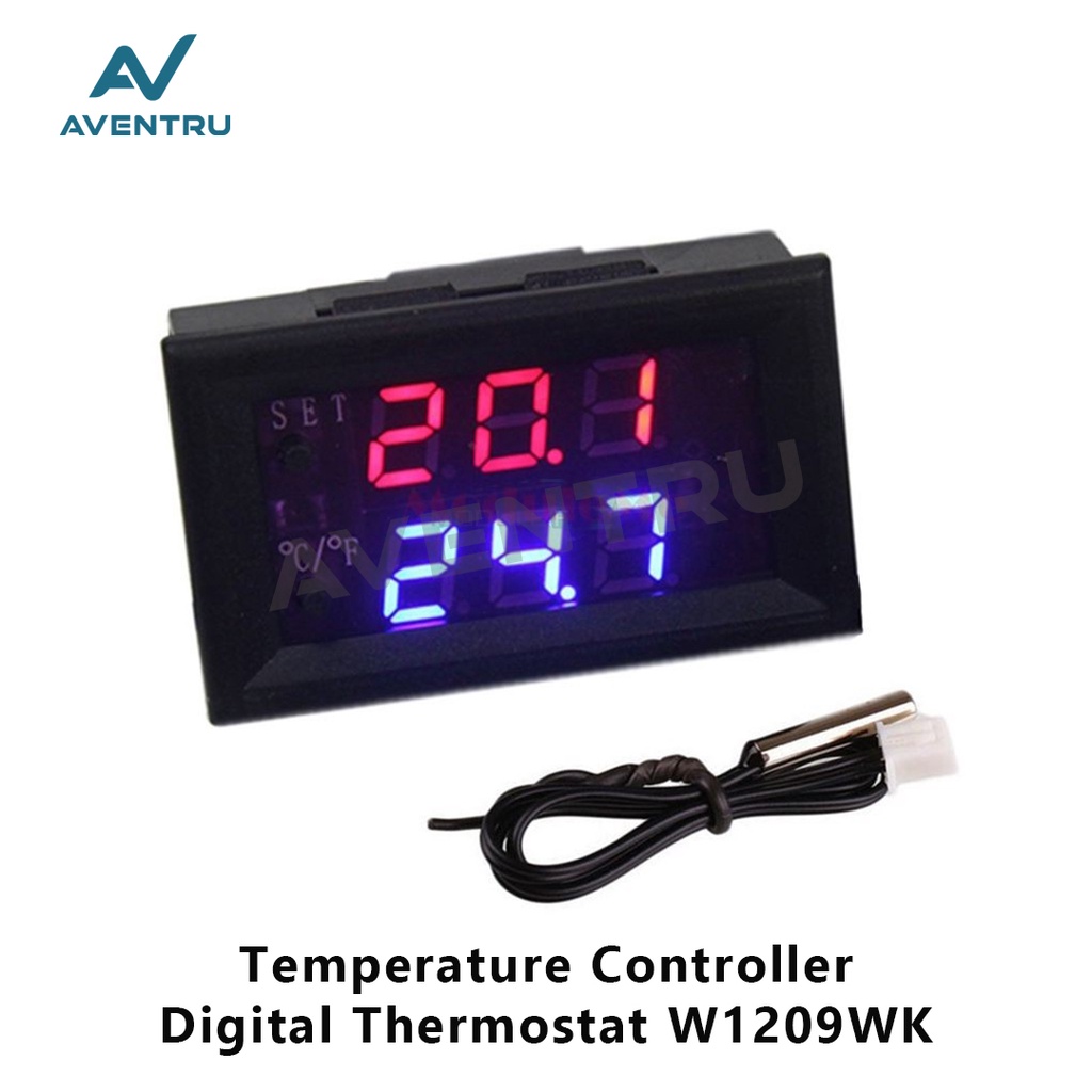 W1209WK / W2809WK Temperature Controller Digital Thermostat AC Mobil W2809