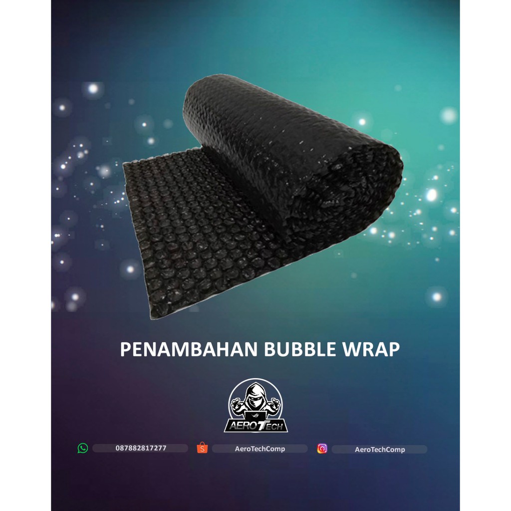 Penambahan Buble Wrap Untuk Packing Aman