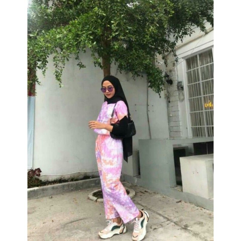 Babydol Setelan Panjang Tye Dye Bali