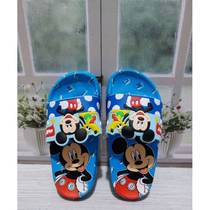 Sandal Jelly Anak Perempuan Selop Anak Perempuan Motif Mickey Sandal Anak Perempuan Import