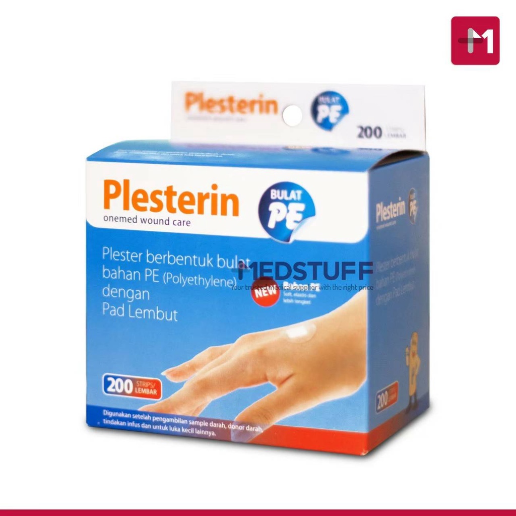 Plesterin Bulat PE Transparan Anti Air Plester Luka Bulat Anti Air