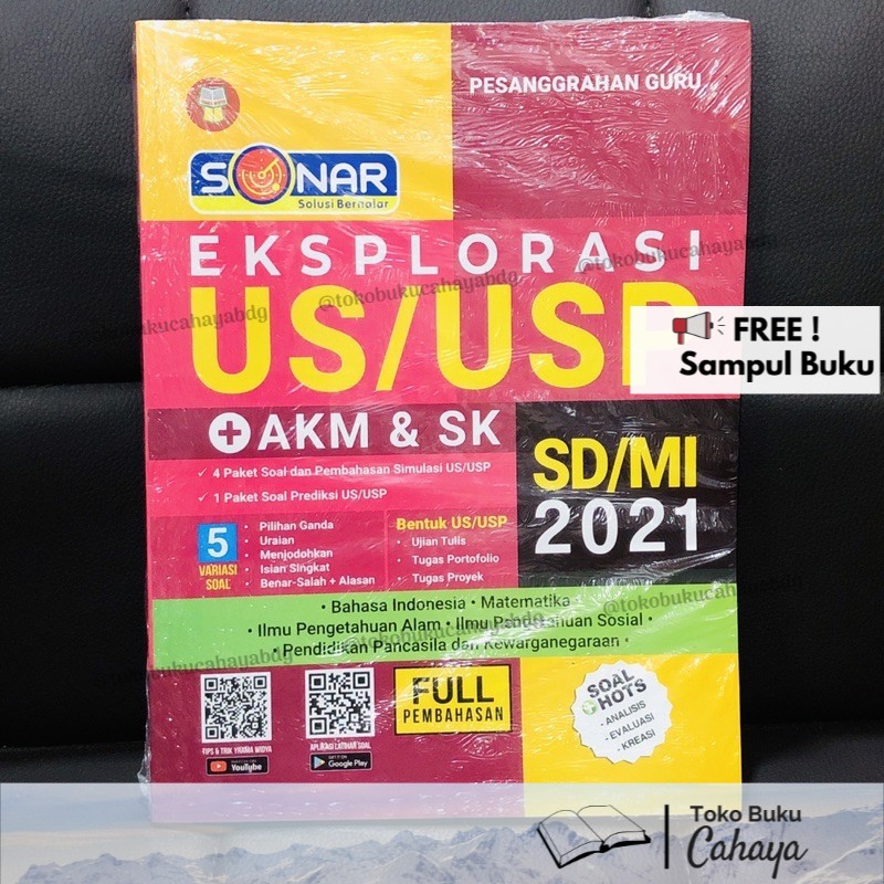 Buku Sonar Eksplorasi US/USP + AKM & SK SD/MI 2021 Yrama Widya