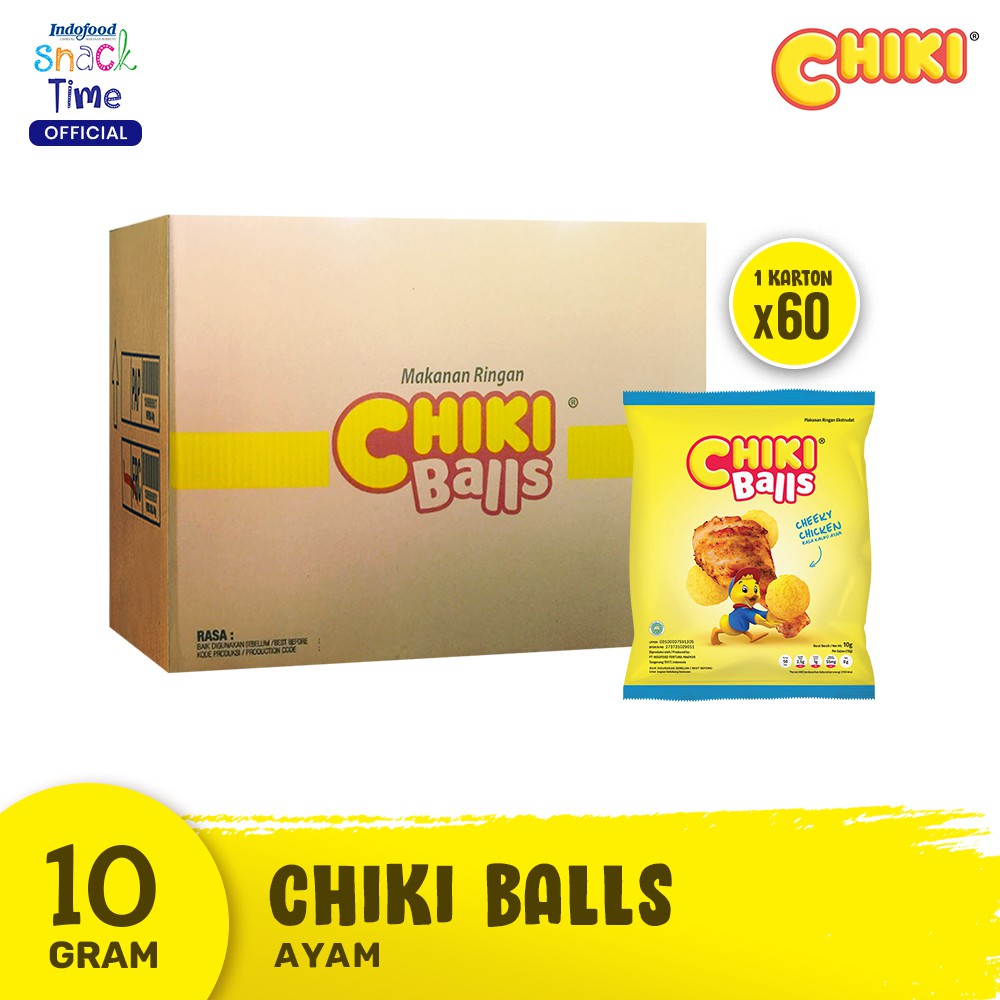 Chiki Ball Ayam 10 Gr - 60 Pcs