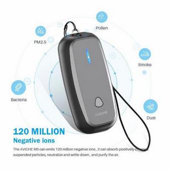 Kalung Air Purifier Original Aviche M5/New Upgraded/Anti Virus/Bakteri 9K2At6N1Ki