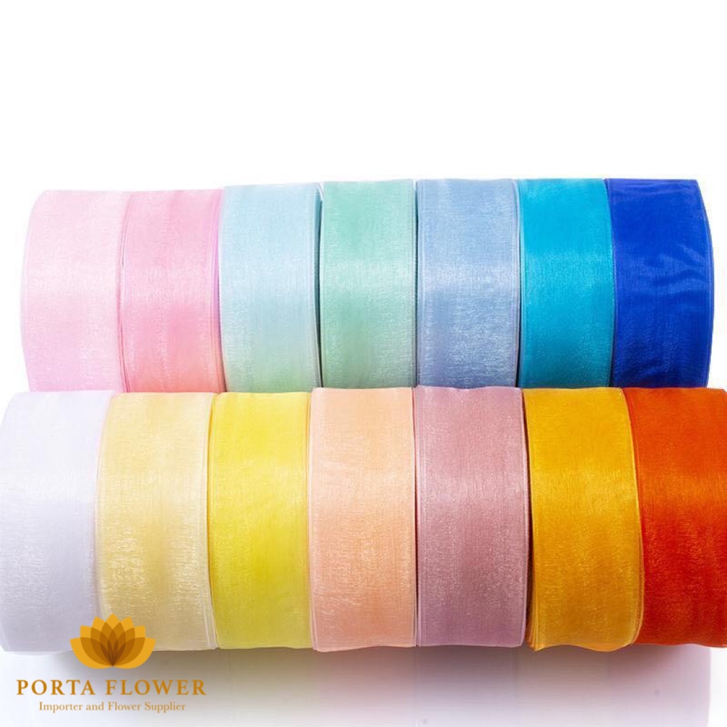 

Ribbon organza RIBB-15/ 1 Roll Pita/Pita organza/Pita organza satin chiffon import