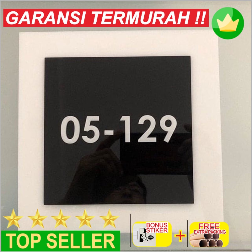 

Murah NOMOR KAMAR ACRYLIC BERKUALITAS / ROOM NUMBER ACRYLIC Keren
