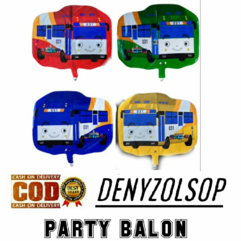 BALON KARAKTER/ BALON GAS HELIUM TAYO,/MOBIL TAYO