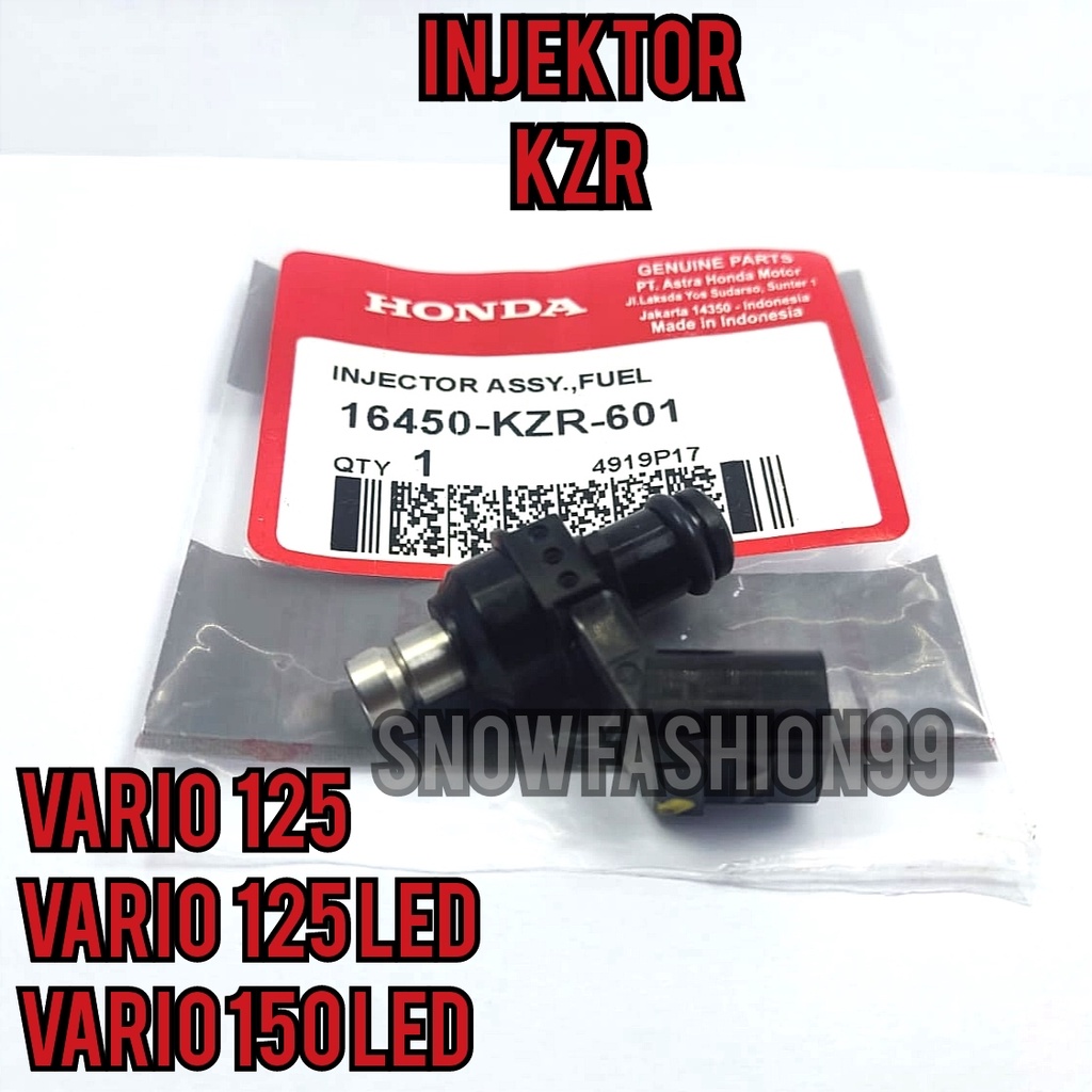 INJEKTOR INJECTOR KZR HONDA VARIO 125 ,VARIO 125 LED ,VARIO 150 ASLI ORIGINAL HONDA AHM