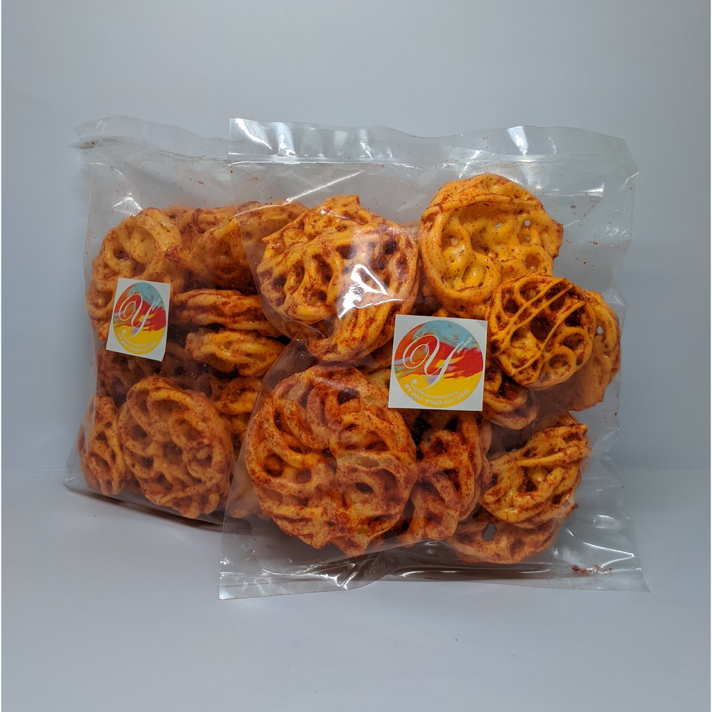 

Kerupuk mie pedas, kerupuk mie, kerupuk pedas, cemilan pedas 500 gram