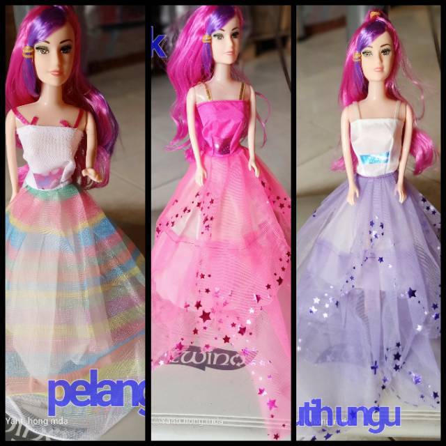 Mainan Barbie Cantik Reg Sesuai Foto Shopee Indonesia