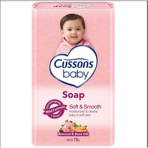 Cussons Baby Soap Sabun Batang Mandi Bayi  75 Gram