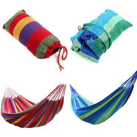 Ayunan Gantung Di Pohon Hammock Single Ayunan Bahan Kain Canvas Perlengkpan Traveling