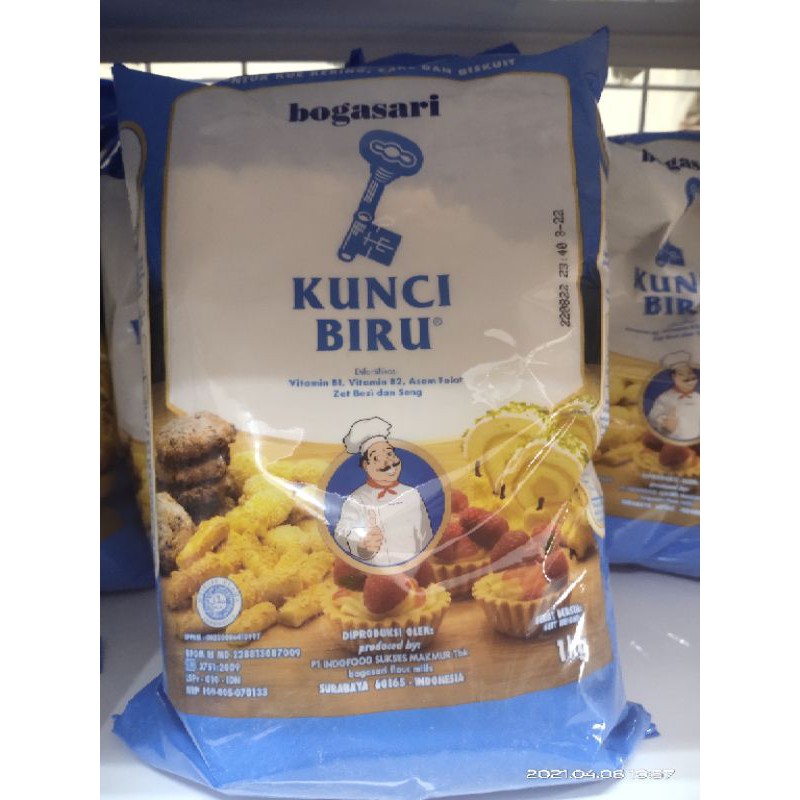 

Terigu Kunci biru kemasan 1kg