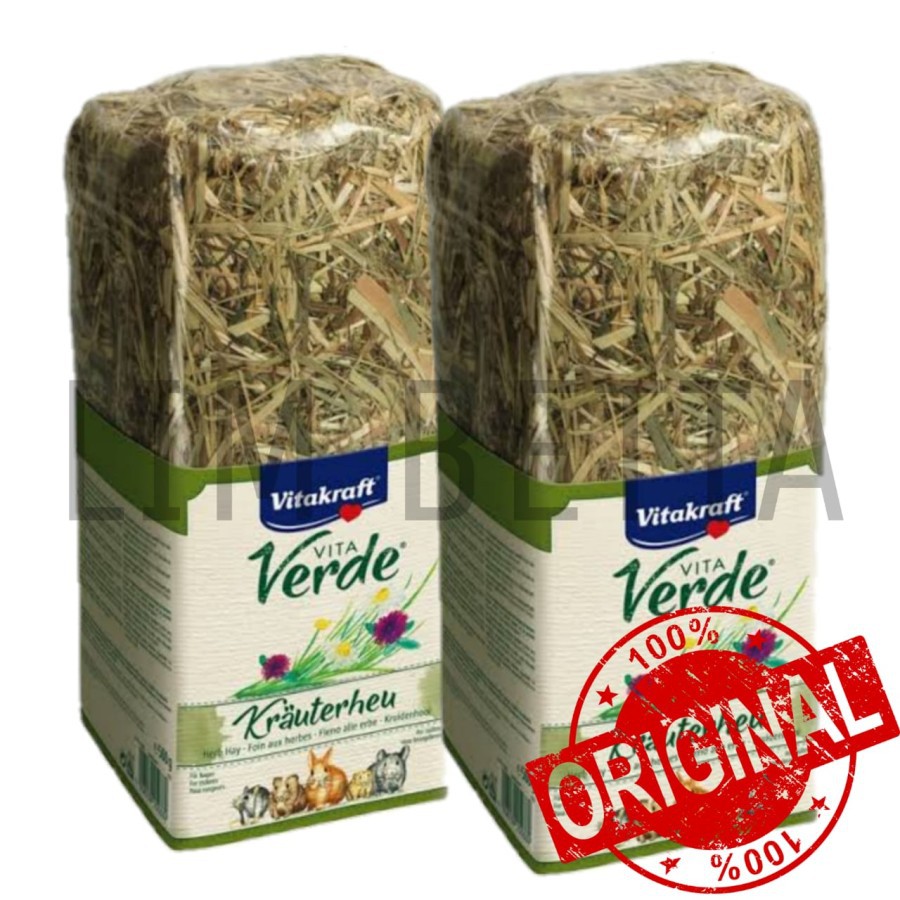 VITA VERDE ALPINE HERBAL HAY 500 gram / MAKANAN KELINCI DAN RODENT