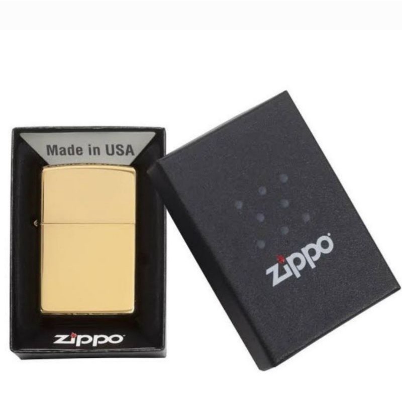 PROMO !!  KOREK API ZIPPO GOLD ICE BOX MANCIS PEMANTIK LIGHTER