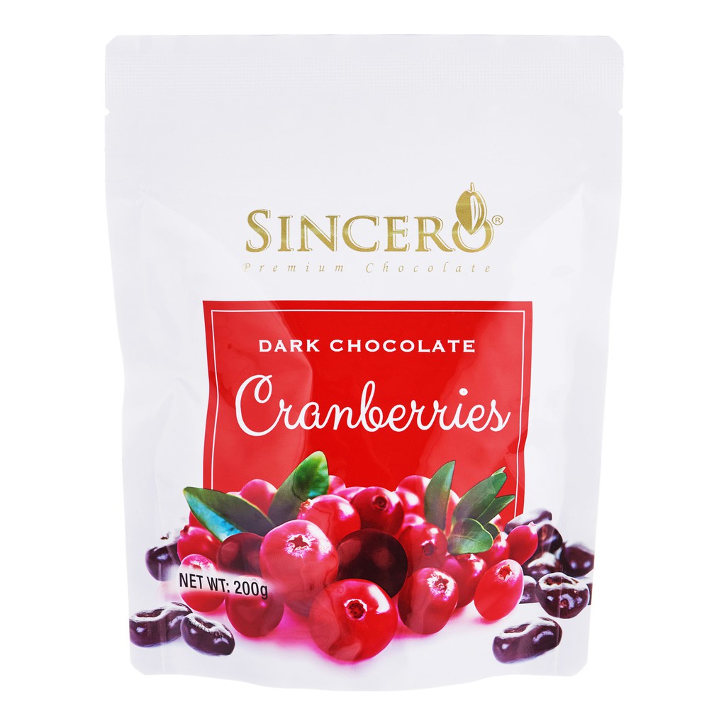 

Sincero Dark Chocolate - Mixed Beries/ Cranberries/ Raisin - Halal