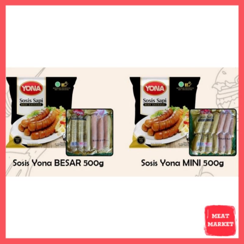 

Sosis Sapi Bakar Yona MiNi & Jumbo 500gr