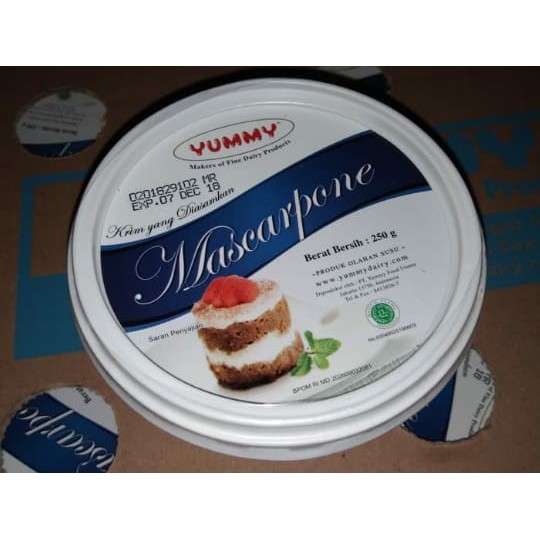 

Yummy Mascarpone 250 gram