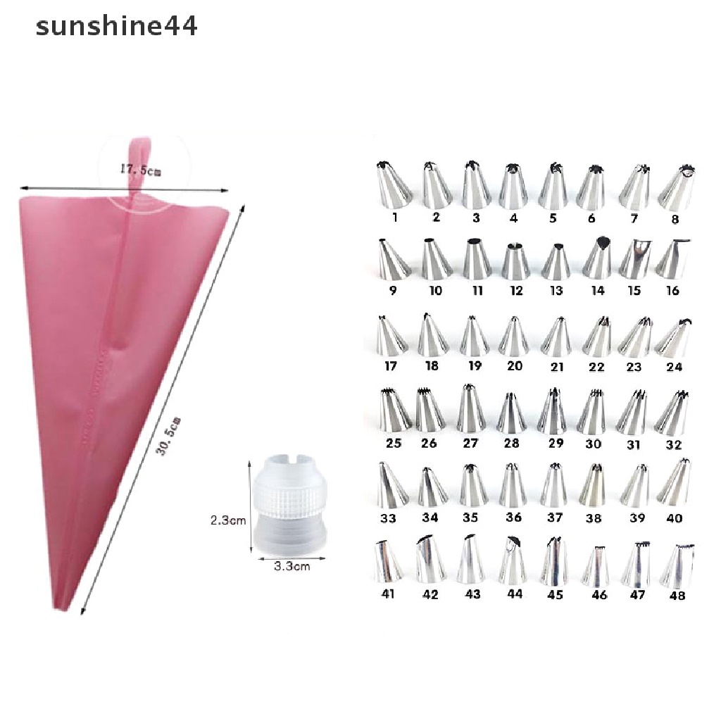 Sunshine Kantong piping bag Bahan Silikon Untuk Dekorasi Kue