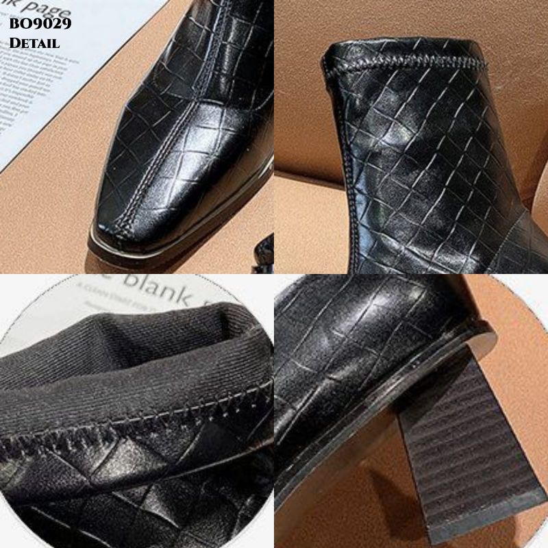 PRF Sepatu Boots Flat Korea Terkini BO9029