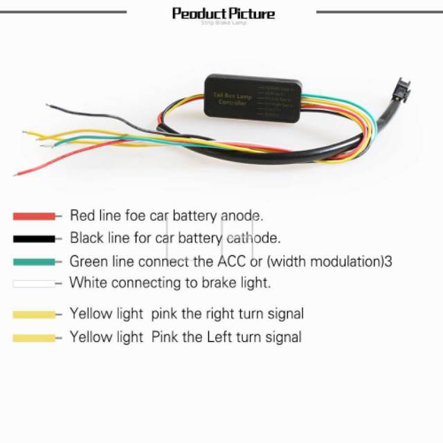 LED Bagasi  Strip Lampu Mobil Driving Signal Break Left Right Turn 120CM