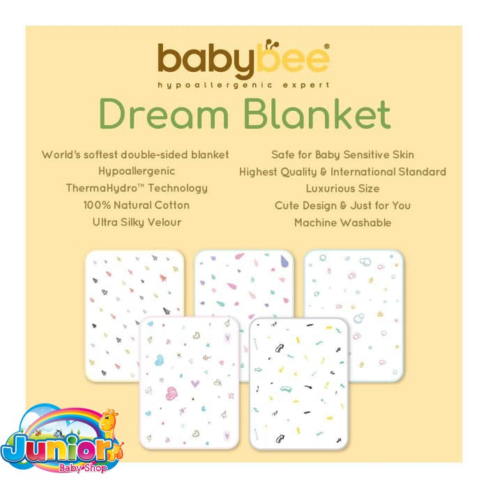 Babybee Dream Blanket Printed W/Box - Selimut Bayi