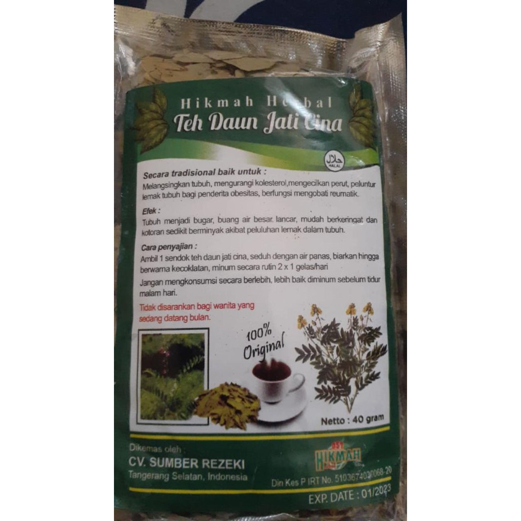 

ORIGINAL Teh Daun Jati Cina