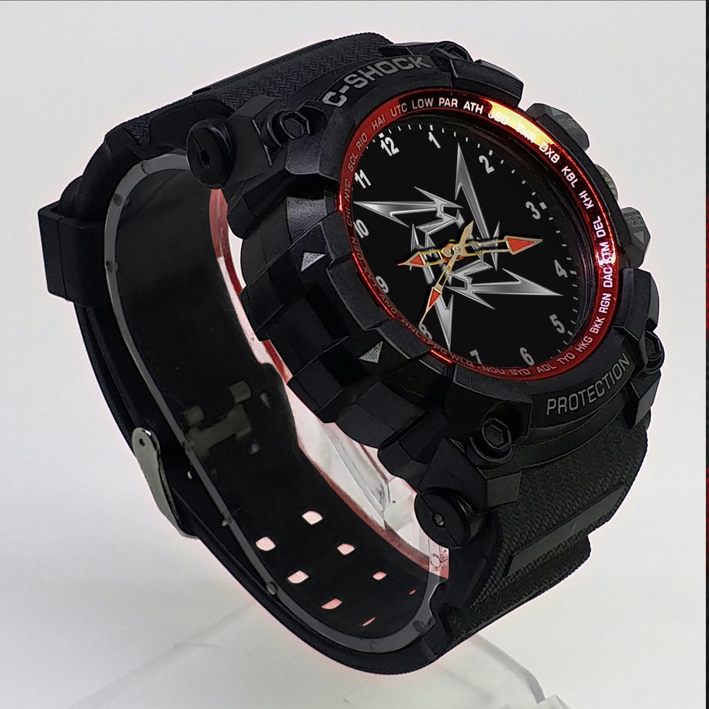 (ISTIMEWA BOSSQUE) JAM TANGAN METALLICA LIST MERAH - EXCLUSIVE 4