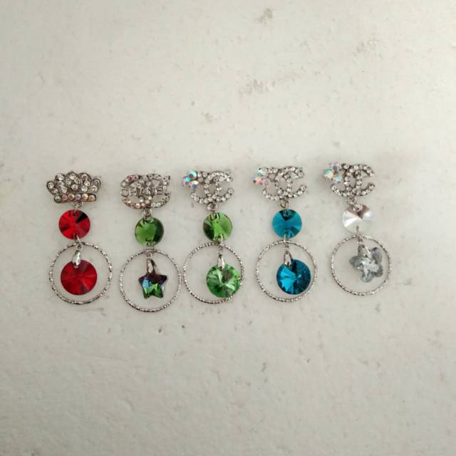 Bros dagu mini Swarovski