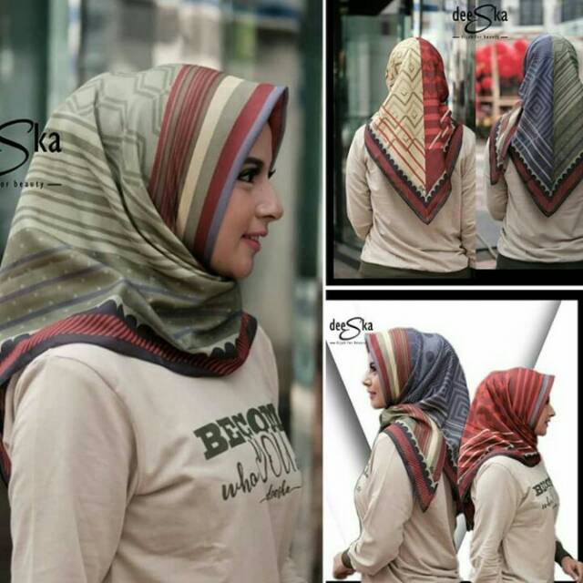 SEGI EMPAT DEENAY DESKA / HIJAB TERBARU / HIJAB TERLARIS / HIJAB GROSIR MURAH / HIJAB SYARI / JILBAB