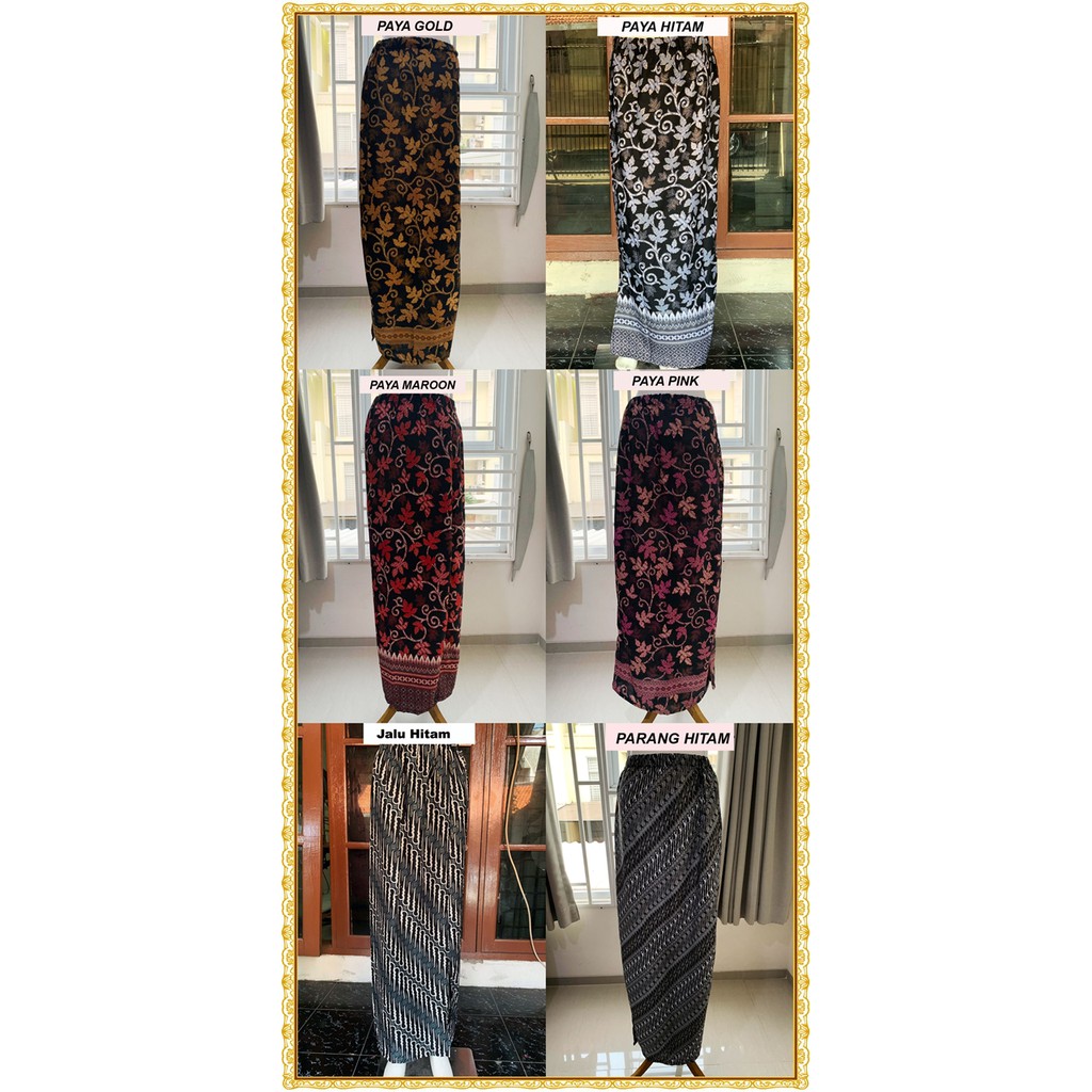 Real pic Rok Batik Katun Silk Prada Motif Mengkilat Best Seller (14 motif) Real Pict Asli !!