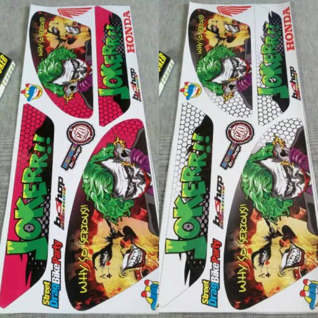 BISA COD (TERLENGKAP) -Striping Motor Variasi Honda C70-Pitung Joker