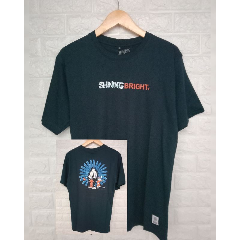 Kaos distro BM original shining bright