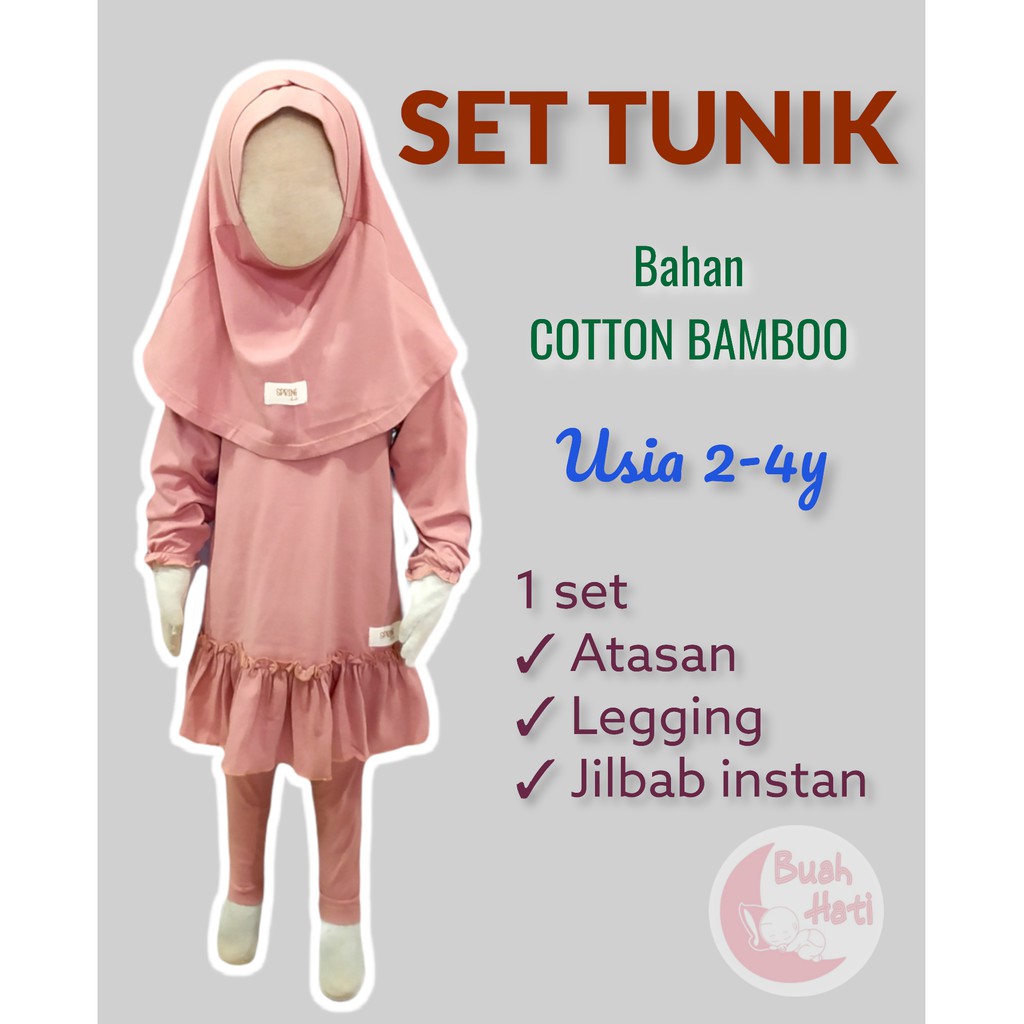 Set Tunik Anak 2-4tahun