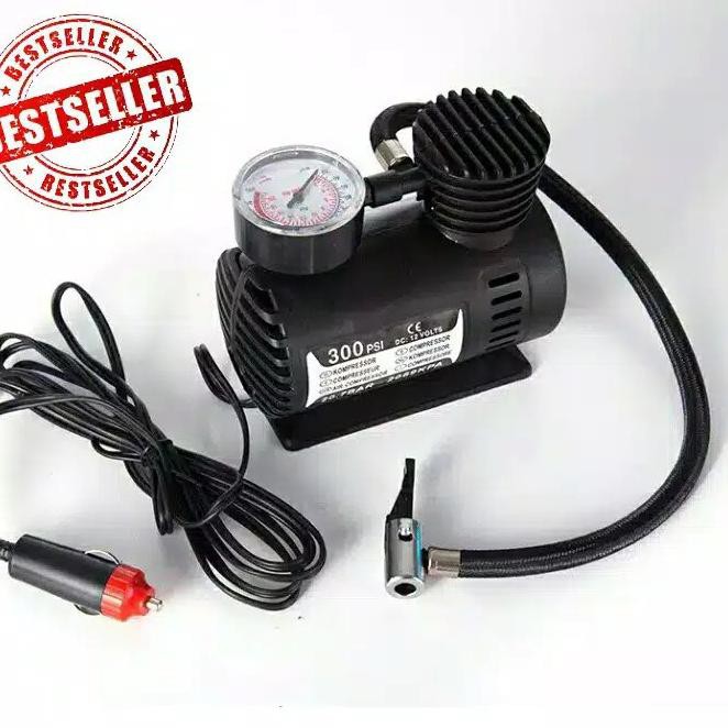 Disc Harga Murah.. Alat Mesin Kompresor Pompa Ban Mobil Mini Compressor Angin Listrik Portable