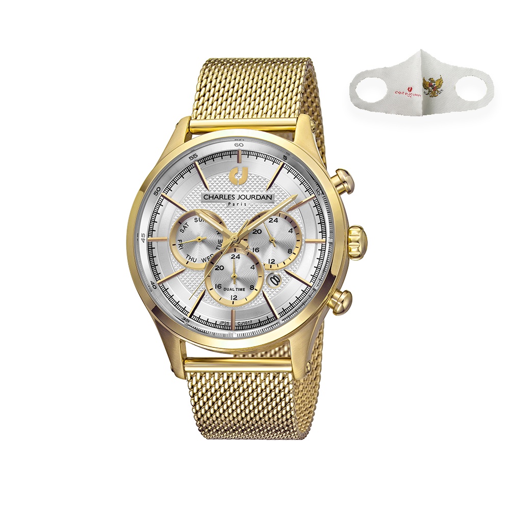 Jam Tangan Charles Jourdan CJ1017-1212C Jam Tangan Pria Original
