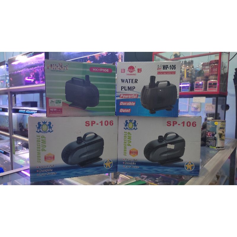 POMPA AQUARIUM, POMPA KOLAM, WATER PUMP 106 YAMANO , HIKARI, SP BERGARANSI