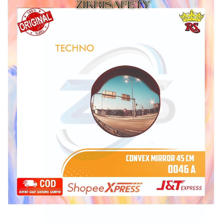 Convex Mirror 45cm “TECHNO” 0046 A OUTDOOR / CONVEX MIRROR 45CM OUTDOOR TECHNO