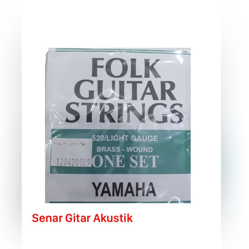 Senar Gitar / Tali Gitar Akustik Yamaha Full set 6 Tali