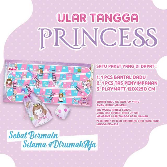 Mainan anak Ular Tangga Jumbo