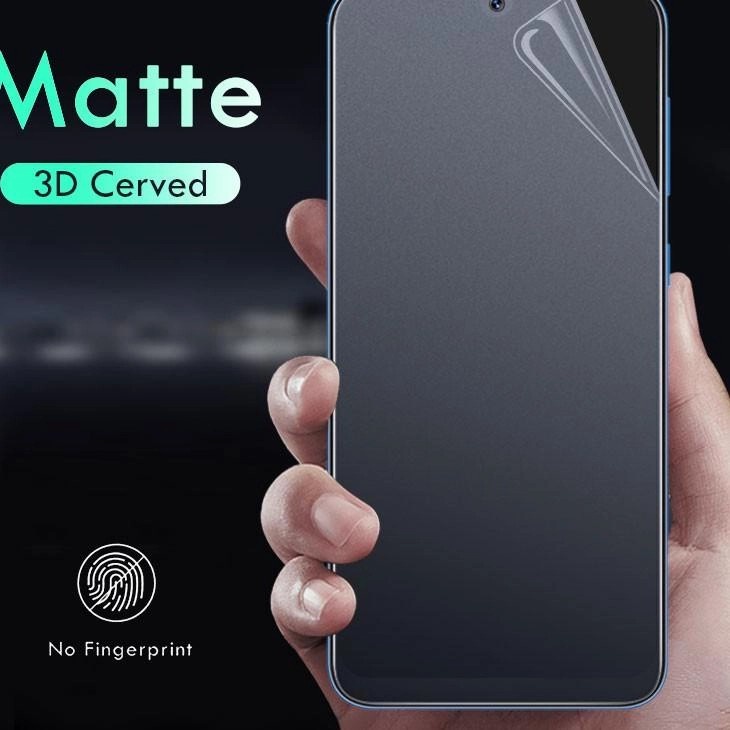 INFINIX SMART 6 SMART 5 SMART 4 SMART 3+ ANTI GORES HYDROGEL MATTE FULLSET DEPAN BELAKANG ANTI MINYAK SCREEN GUARD JELL GLARE FRONT AND BACK PELINDUNG LAYAR DAN PELINDUNG BELAKANG ANTI JAMUR FULL COVER SCREEN