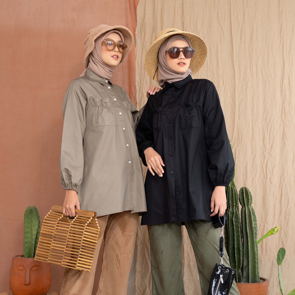 Maydee Tunik Aiko Couple Atasan Tunik Couple Kasual Premium-2