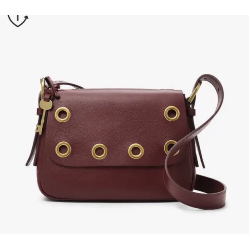 Harper Small Flap Crossbody Wine