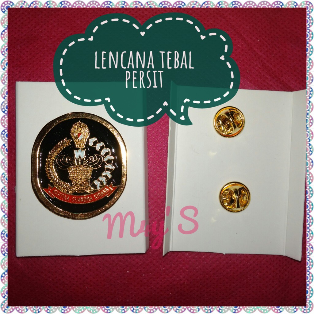 

(STOK READY..!!) LENCANA TEBAL PERSIT