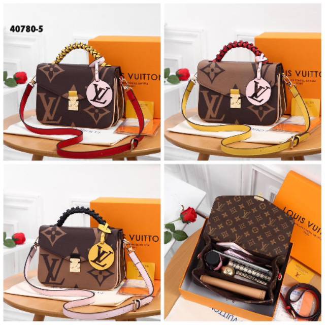 Louis Vuitton Metis Coquelicot Reverse Leather semipremium