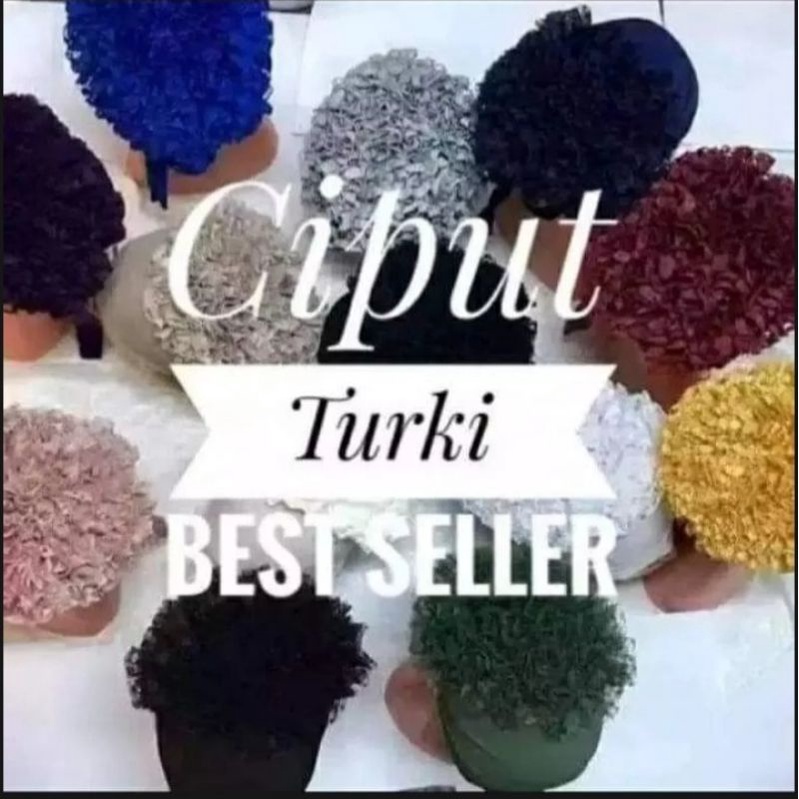 Inner Turki Cepol Konde | Ciput Turki Konde Brukat | Daleman Hijab